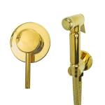 Roy bateria bidetowa podtynkowa złota