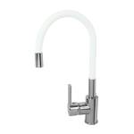 Flex biała bateria kuchenna elastyczna wylewka