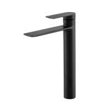 Faro czarna bateria umywalkowa wysoka wodospad 