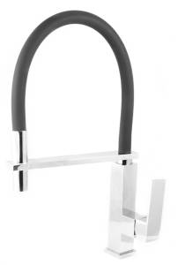 Luk chrom bateria kuchenna z wyciąganą wylewką