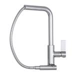 Side chrom bateria kuchenna z wyciąganą wylewką