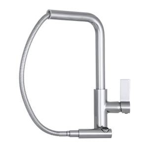 Side chrom bateria kuchenna z wyciąganą wylewką