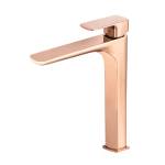 Cubic bateria umywalkowa wysoka rosegold