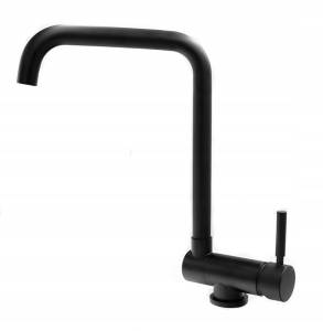 Podokienna czarna bateria kuchenna