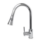 Taru chrom bateria kuchenna z wyciąganą wylewką