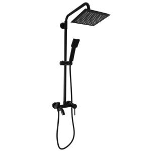 Roy czarny zestaw natryskowy prysznicowy