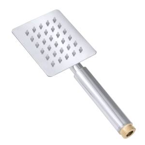 Słuchawka prysznicowa metalowa kwadrat chrom