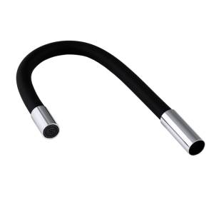 Wylewka elastyczna do baterii kuchennej czarna 3/4 cala