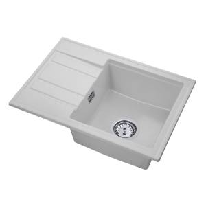 Zlewozmywak granitowy Modern 6040 biały