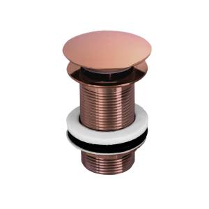 Korek klik klak bez przelewu do umywalki rose gold