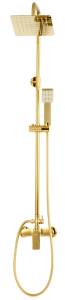 Rossa złoty zestaw natryskowy 
