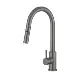 Bateria kuchenna Taru slim wyciągana wylewka gun grey