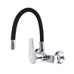 Flex czarna bateria kuchenna ścienna