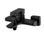 Cubic czarna bateria wannowa