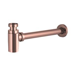 Syfon umywalkowy mosiężny rosegold okrągły