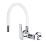 Flex biała bateria kuchenna ścienna