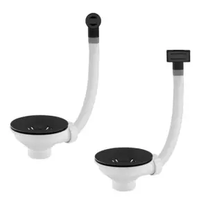 Sitko do zlewu czarne ZP-PP FI 115 1S115BK