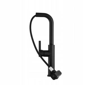 Rotary czarna bateria kuchenna 