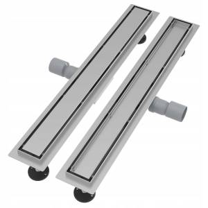 Basic odpływ liniowy pod płytkę 80 cm 2w1 syfon brodzik