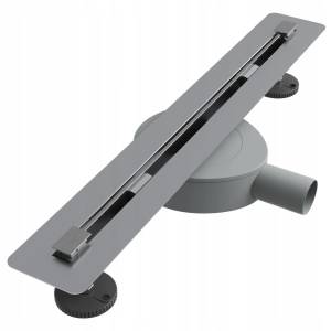 Proline 50 cm inox odpływ liniowy pod płytkę stal syfon brodzik