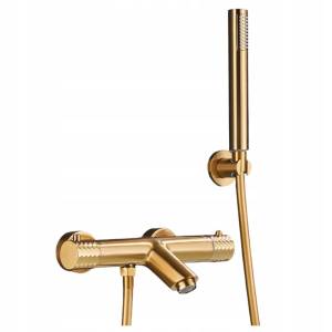 Bateria wannowa termostatyczna Roy Pro brushed gold