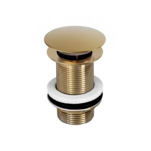 Korek do umywalki klik klak duży Brushed Gold BP